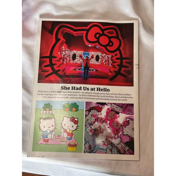 50 YEARS OF HELLO KITTY THE POWER OF CUTENESS TIME MAGAZINE SPECIAL EDITION 2024 - Picture 2 of 4